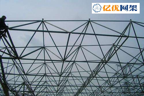 安达料棚网架安装